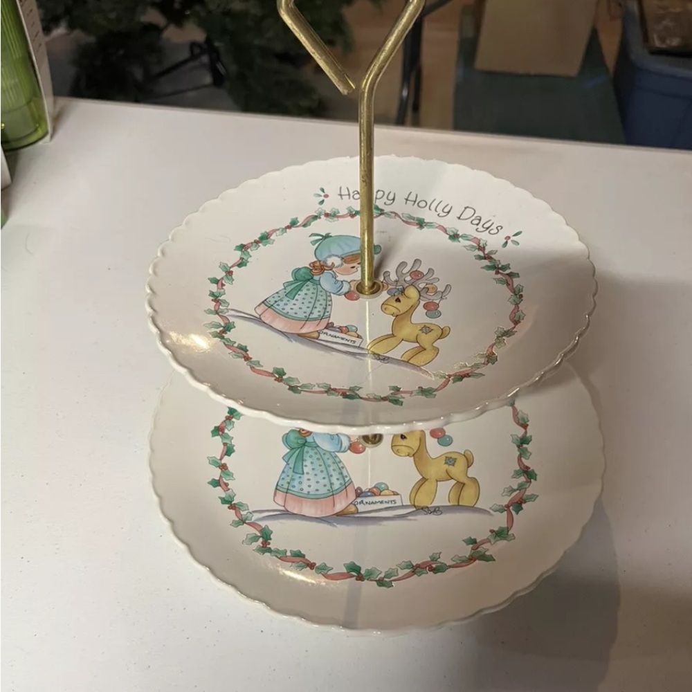 Precious moments cookie plate 1994
